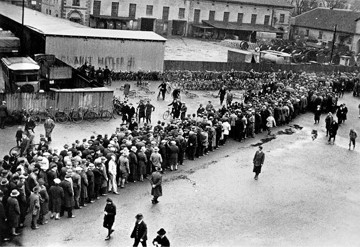 Arbeitslose, 1930-33